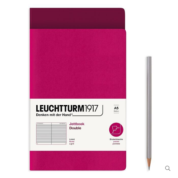 Leuchtturm1917 A5 Jottbook Softcover Notebook - Pack of Two