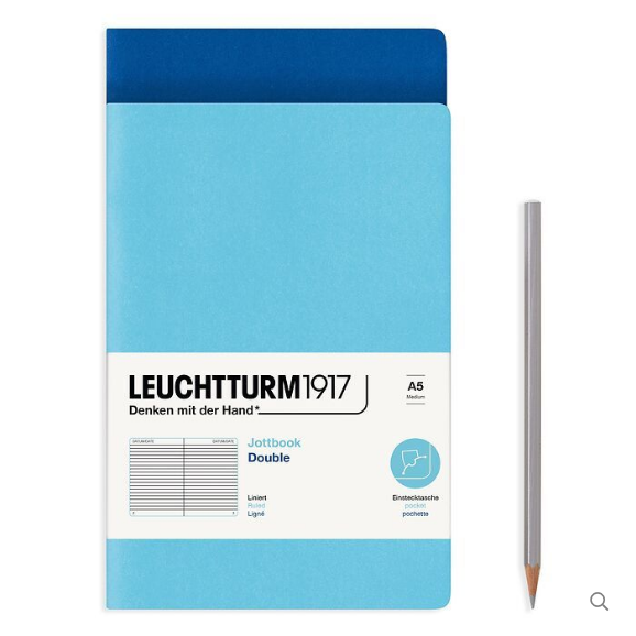 Leuchtturm1917 A5 Jottbook Softcover Notebook - Pack of Two