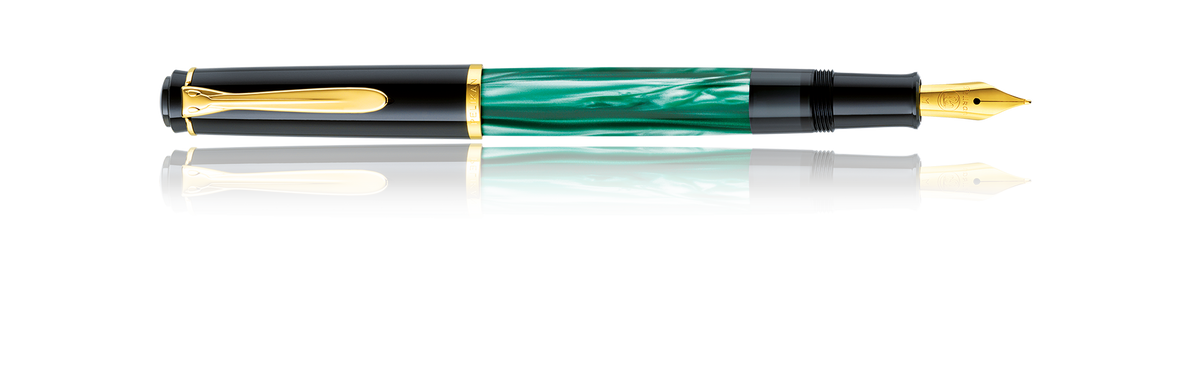 Pelikan Series M200 Green Marble Fountain Pen