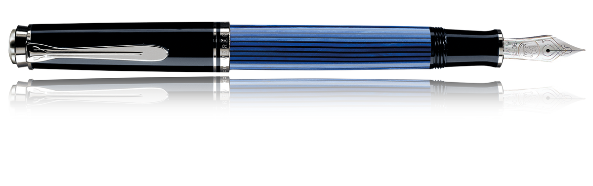 Pelikan Souveran M405 Black/Blue Fountain Pen
