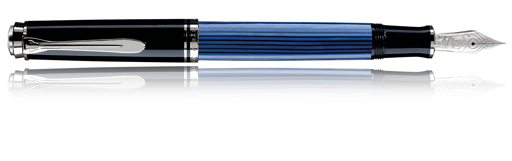 Pelikan Souveran M405 Black/Blue Fountain Pen